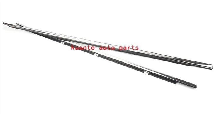 4Pcs/Set Car Weatherstrip Outside Window Door Seals Belt Trim For Honda Accord 2008-2012